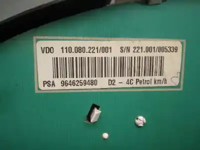 Peça sobressalente para automóvel em segunda mão quadrante por peugeot 407 sr confort referências oem iam 9646259480  