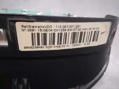 Peça sobressalente para automóvel em segunda mão quadrante por peugeot 407 sr confort referências oem iam 9646259480  