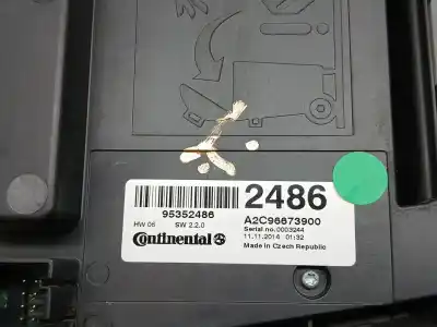 Second-hand car spare part audio system / radio cd for opel mokka / mokka x (j13) 1.7 cdti (_76) oem iam references 95352486  