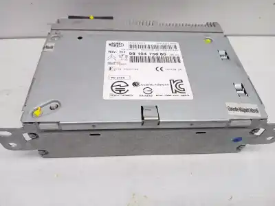 Second-hand car spare part audio system / radio cd for peugeot 308 allure oem iam references 9810475880