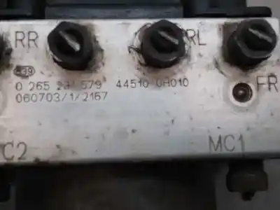 Peça sobressalente para automóvel em segunda mão abs por citroen c1 sx referências oem iam 445100h010  0265231579
