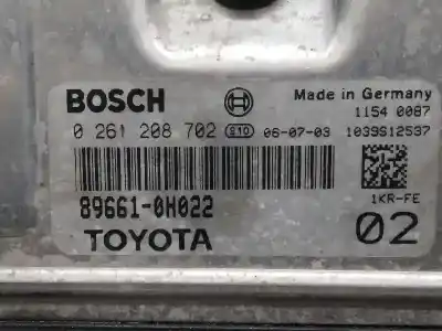 Second-hand car spare part ecu engine control for citroen c1 sx oem iam references 896610h022  0261208702