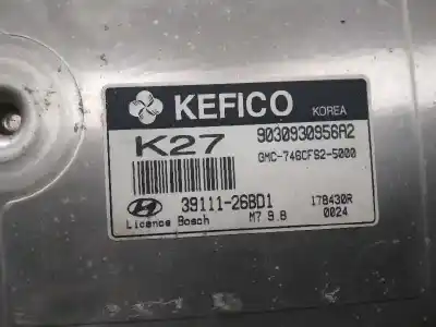 Second-hand car spare part ecu engine control for hyundai accent (mc) gls full oem iam references 3911126bd1  