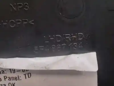 Peça sobressalente para automóvel em segunda mão forra / revestimento da porta traseira direita por seat leon st (5f8) fr referências oem iam 5f4867134  