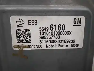 Автозапчасти б/у блок управления двигателем за opel corsa e (x15) 1.3 cdti (08 68) ссылки oem iam 55496160  55487860