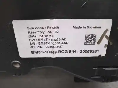 Pezzo di ricambio per auto di seconda mano pannello degli strumenti per ford grand c-max (dxa/cb7, dxa/ceu) 1.6 tdci riferimenti oem iam bm5t10849bcg  bm5t14c226ae