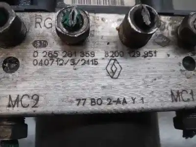 Peça sobressalente para automóvel em segunda mão abs por renault modus confort dynamique referências oem iam 8200129951  0265281359