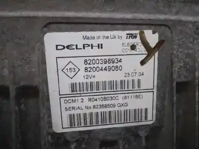 Second-hand car spare part ecu engine control for renault modus confort dynamique oem iam references 8200398934  8200449080