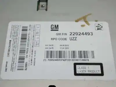 Автозапчасти б/у аудиосистема / радио cd за opel astra j lim. selective ссылки oem iam 22924493  