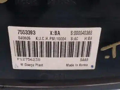 Second-hand car spare part dashboard for saab 9-3 sport sedán 1.9 tid cat oem iam references 7553393  