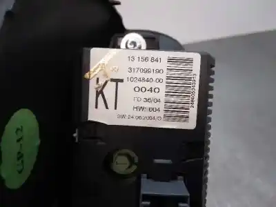 Second-hand car spare part display for opel meriva cosmo oem iam references 13156841  