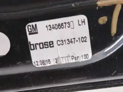 Автозапчасти б/у регулятор стекла переднего левого за opel astra k (b16) 1.6 cdti (68) ссылки oem iam 13406673  