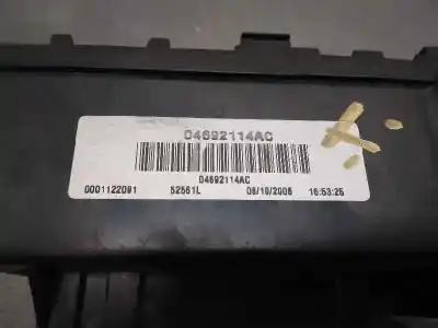 Second-hand car spare part fuse box unit for jeep commander 3.0 crd cat oem iam references 04692114ac  