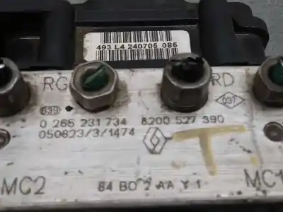 Second-hand car spare part abs for renault scénic ii (jm0/1_) 1.6 (jm0c jm0j jm1b) oem iam references 8200527390  0265231734