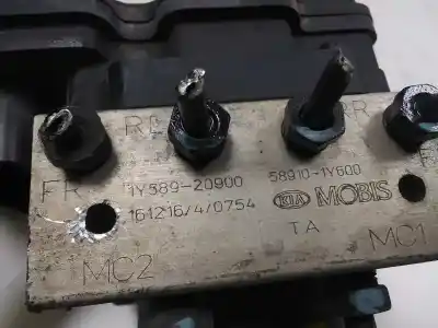 Peça sobressalente para automóvel em segunda mão abs por kia picanto 1.0 cat referências oem iam 1y58920900  589101y600