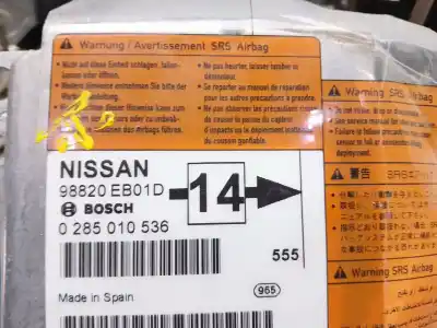 Автозапчасти б/у комплект подушки безопасности за nissan navara pick-up (d40m) double cab xe 4x4 ссылки oem iam 6032032 0071626 98820eb01d