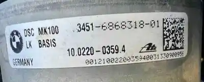 Recambio de automóvil de segunda mano de abs para bmw serie 1 lim. (f20) 116d efficientdynamics edition referencias oem iam 3451686831801 10022003594 6868318