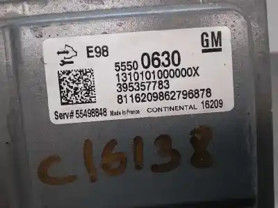 Автозапчасти б/у блок управления двигателем за opel astra k (b16) 1.6 cdti (68) ссылки oem iam 55500630  