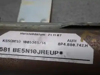 Автозапчастина б/у передня права подушка безпеки для audi a3 (8p) 2.0 tdi посилання на oem iam 8p4880742h  
