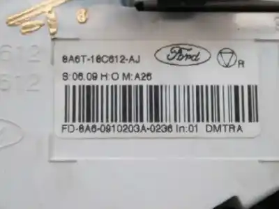Peça sobressalente para automóvel em segunda mão comando de sofagem (chauffage / ar condicionado) por ford fiesta (cb1) ambiente referências oem iam 8a6t18c612aj  