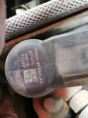 Peça sobressalente para automóvel em segunda mão injetor por ford transit connect (tc7) 1.8 tdci cat referências oem iam 4m5q9f593ad