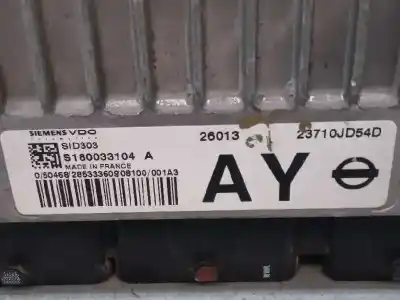 Автозапчасти б/у блок управления двигателем за nissan qashqai / qashqai +2 i (j10, nj10, jj10e) 1.5 dci ссылки oem iam 23710jd54d  