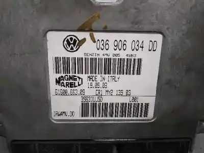 Recambio de automóvil de segunda mano de centralita motor uce para volkswagen polo (9n1) 1.4 16v referencias oem iam 036906034dd  