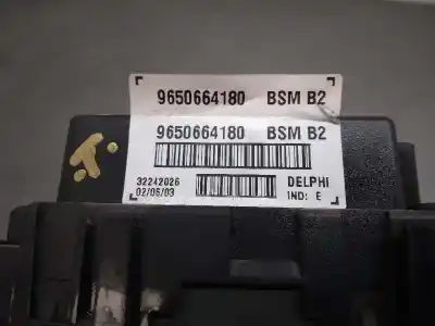 Recambio de automóvil de segunda mano de centralita bsm para peugeot 307 (s1) xr clim referencias oem iam 9650664180  