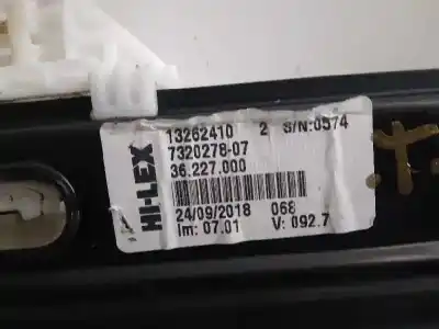 Peça sobressalente para automóvel em segunda mão elevador de vidros dianteiro direito por mini mini (f56) one d referências oem iam 13262410 71019003 5 cables