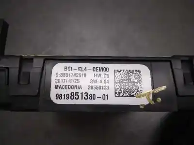 Автозапчасти б/у блок управления бси за citroen c4 picasso feel ссылки oem iam 9819851380  