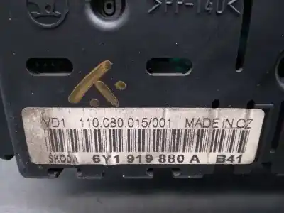 Автозапчасти б/у приборная доска за skoda fabia (6y2/6y3) classic ссылки oem iam 6y1919880a  