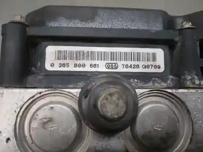 Peça sobressalente para automóvel em segunda mão abs por fiat linea (110) emotion referências oem iam 51801072 0265800661 0265231995