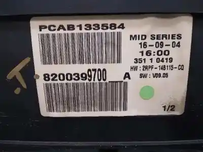 Автозапчастина б/у панель інструментів для renault megane ii sedán (lm0/1_) 1.9 dci (lm0g lm1g lm2c) посилання на oem iam 8200399700  