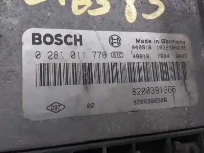 Автозапчастина б/у ебу контролер двигуна для renault megane ii sedán (lm0/1_) 1.9 dci (lm0g lm1g lm2c) посилання на oem iam 0281011776  8200391966