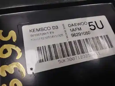 Second-hand car spare part ecu engine control for daewoo matiz cd oem iam references 96291050  