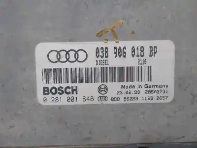 Автозапчастина б/у ебу контролер двигуна для audi a3 (8l) 1.9 tdi посилання на oem iam 038906018bp  0281001848