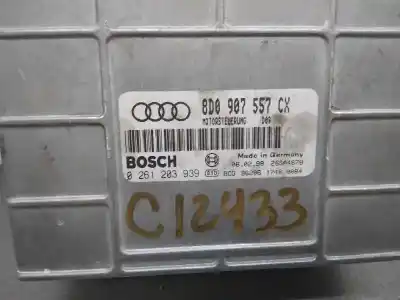 Second-hand car spare part ecu engine control for audi a4 berlina (b5) 1.8 oem iam references 8d0907557cx  0261203939
