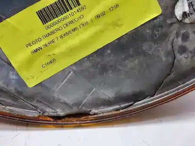 Second-hand car spare part right tailgate light for bmw serie 7 (e65/e66) 730d oem iam references   