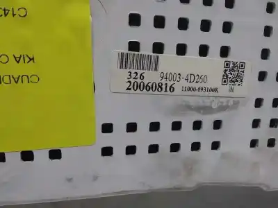 Peça sobressalente para automóvel em segunda mão quadrante por kia carnival 2.9 crdi vgt active referências oem iam 940034d260  