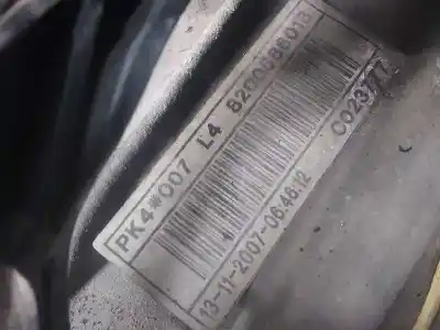 Автозапчастина б/у коробка передач для renault laguna ii (bg0) dynamique посилання на oem iam pk4007   Автозапчастина б/у коробка передач для renault laguna ii (bg0) dynamique посилання на oem iam pk4007
