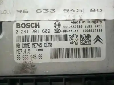 Second-hand car spare part ecu engine control for citroen c4 coupe lx oem iam references 9663394580 9644692380 0261201609