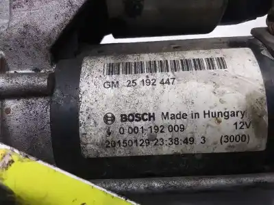 Pezzo di ricambio per auto di seconda mano motorino di avviamento per opel meriva b selective riferimenti oem iam 25192447 1202217 25198414