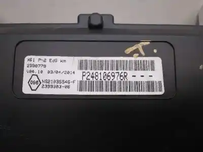 Peça sobressalente para automóvel em segunda mão quadrante por renault kangoo furgón compact professional referências oem iam p248106976r  248106976r