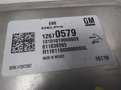 Автозапчасти б/у блок управления двигателем за opel astra k lim. 5türig dynamic ссылки oem iam 12670579  
