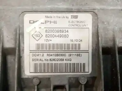 Автозапчасти б/у блок управления двигателем за renault modus / grand modus (f/jp0_) 1.5 dci (fp0d jp0d) ссылки oem iam 8200398934  