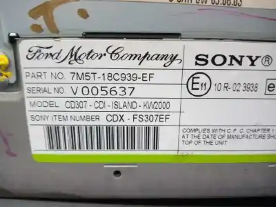 Pezzo di ricambio per auto di seconda mano impianto audio / radio cd per ford focus lim. (cb4) econetic riferimenti oem iam 7m5t18c939ef  