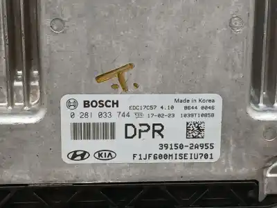Second-hand car spare part ecu engine control for kia optima business oem iam references 391502a955  0281033744