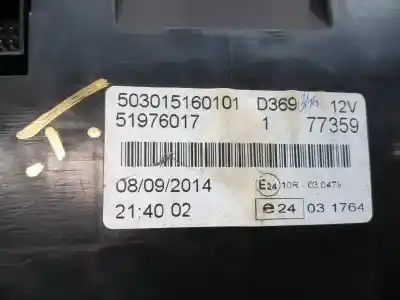 Автозапчастина б/у панель інструментів для fiat doblo cargo 1.3 16v jtd cat посилання на oem iam 51976017  