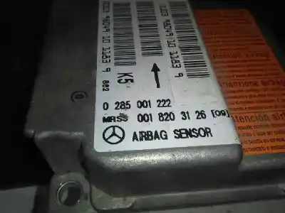Pezzo di ricambio per auto di seconda mano centralina airbag per mercedes-benz clase a (w168) 160 (168.033) riferimenti oem iam   