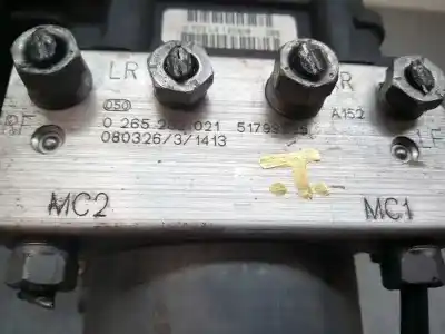 Peça sobressalente para automóvel em segunda mão abs por fiat panda (169) 1.2 8v dynamic referências oem iam 51799595  0265232021